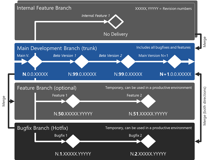 Versioning and Branching Concept